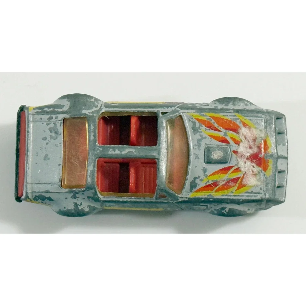 Matchbox Pontiac Firebird Trans Am Kids 1:64 Silver 1979 Superfast T-Top Car